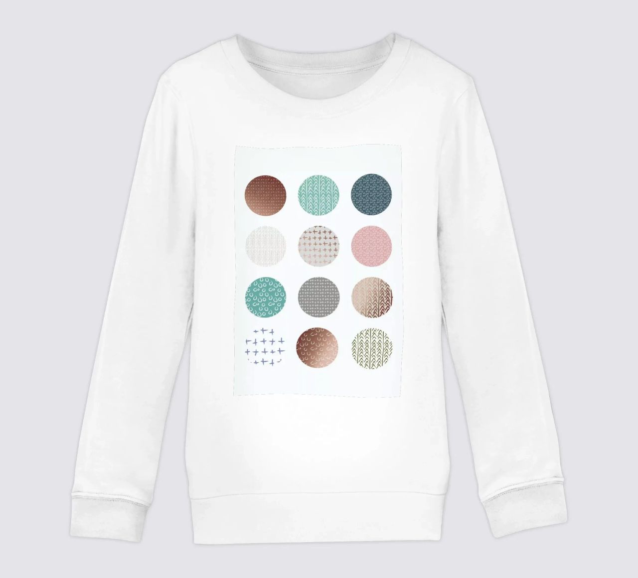 Bronze Pattern Dots felpa bambino da Maria Kritzas