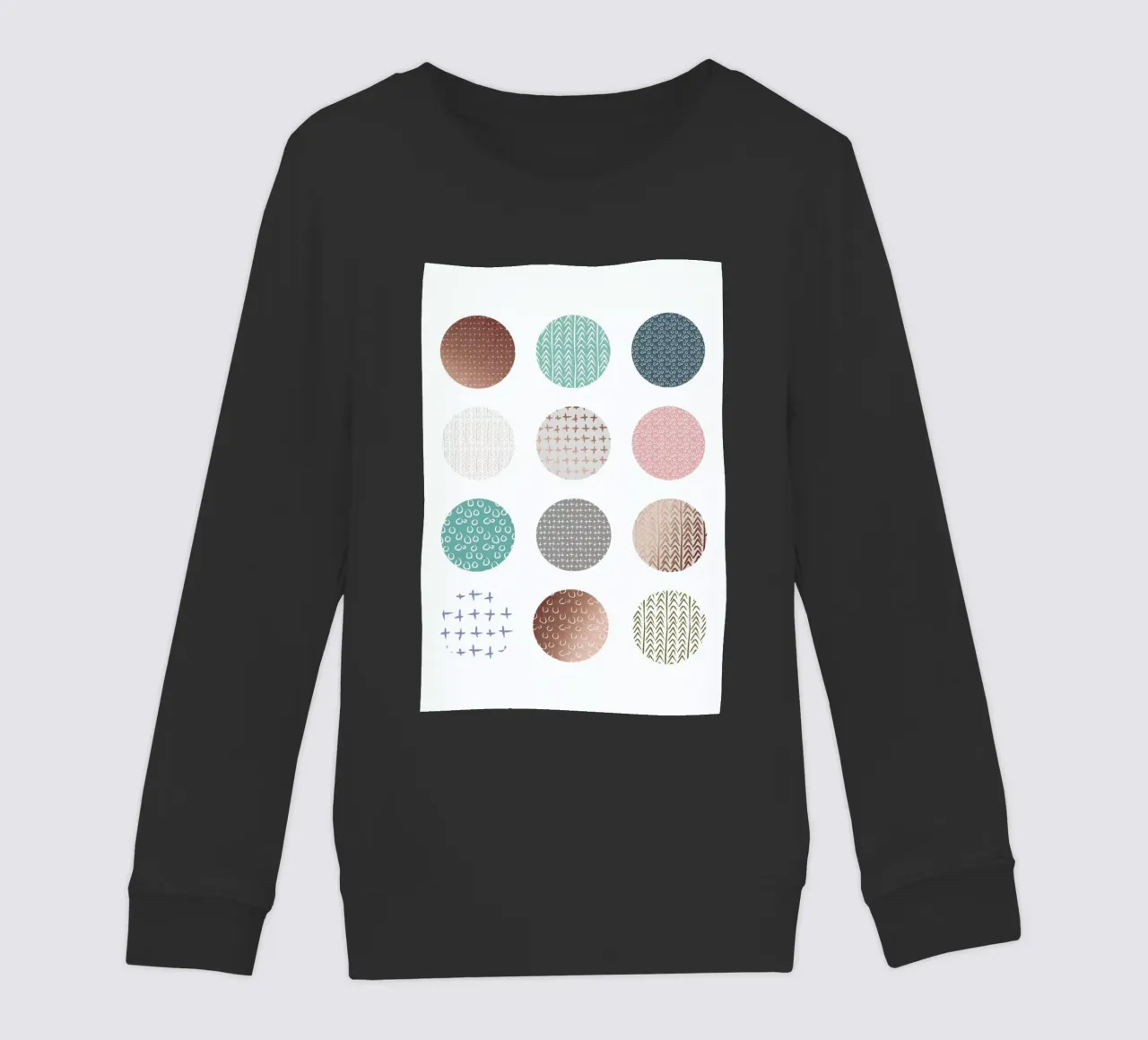 Bronze Pattern Dots felpa bambino da Maria Kritzas