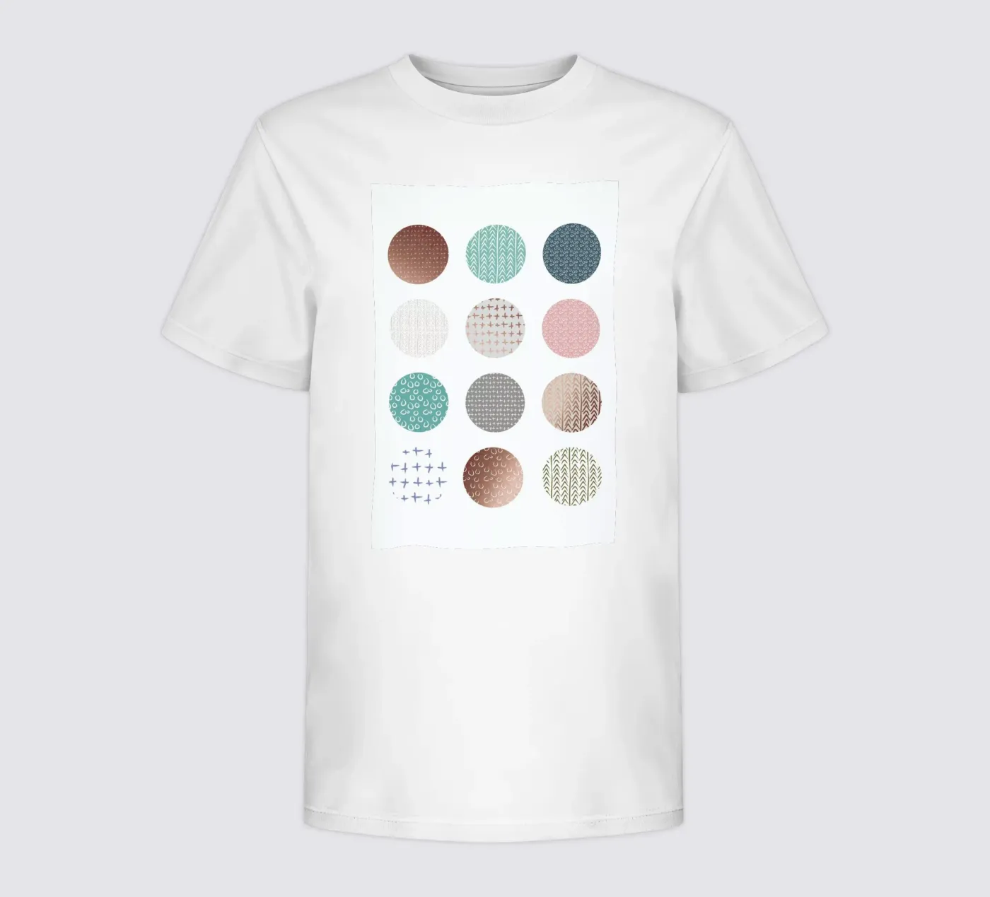 Bronze Pattern Dots kinder t-shirt van Maria Kritzas