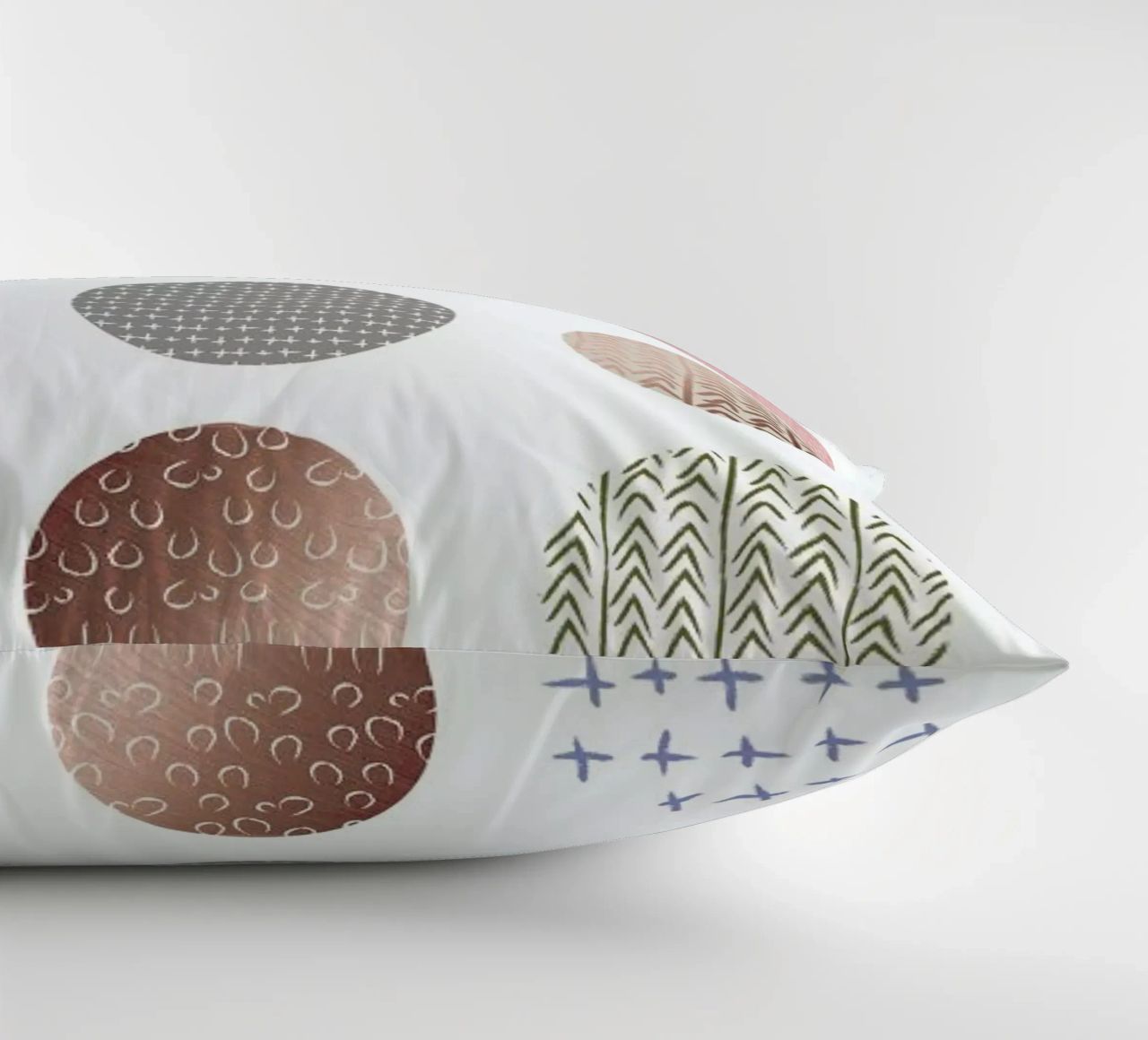 Bronze Pattern Dots decorative cushion by Maria Kritzas