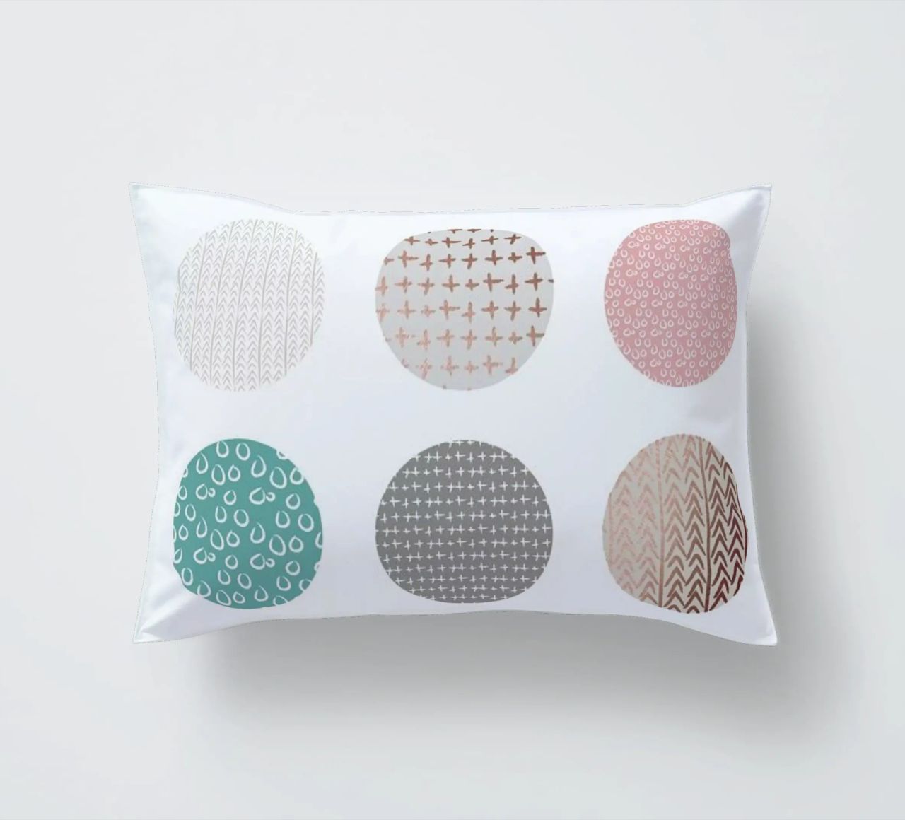 Bronze Pattern Dots decorative cushion by Maria Kritzas