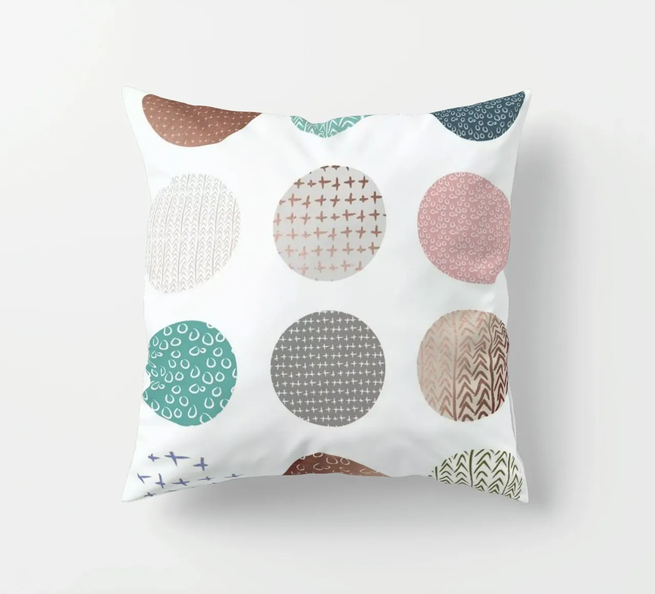 Bronze Pattern Dots cuscino da Maria Kritzas