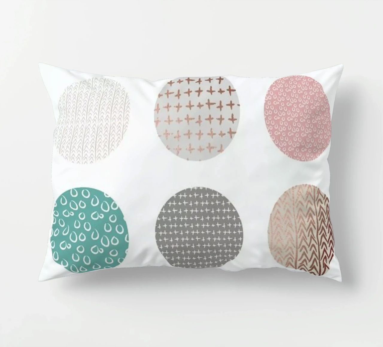 Bronze Pattern Dots decorative cushion by Maria Kritzas
