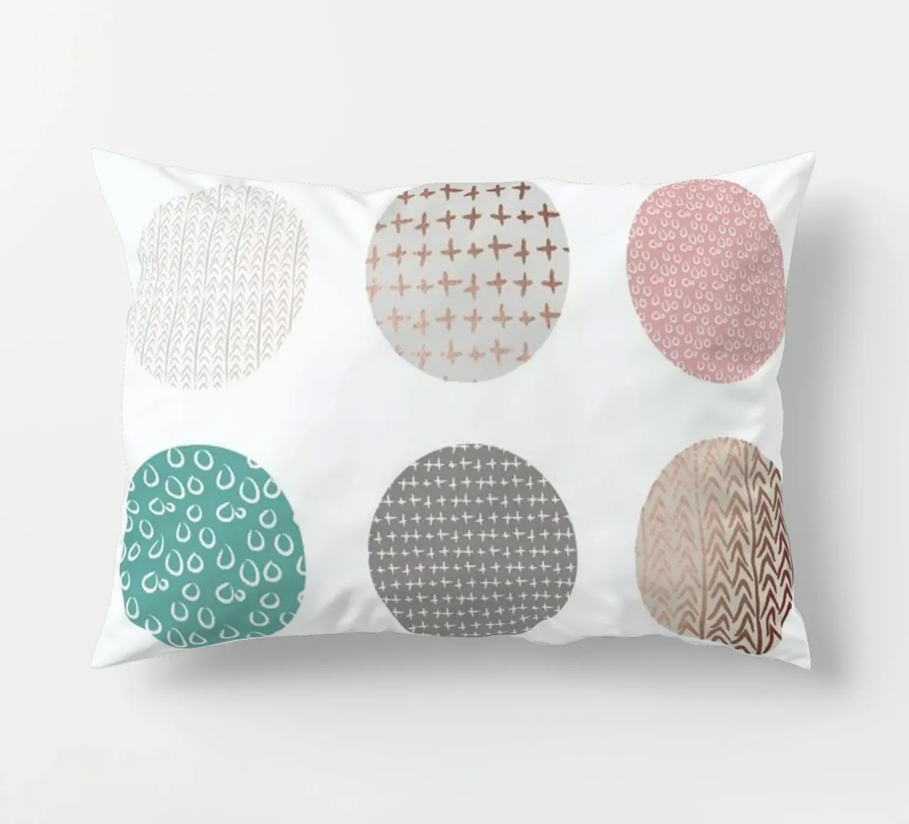 Bronze Pattern Dots cuscino da Maria Kritzas