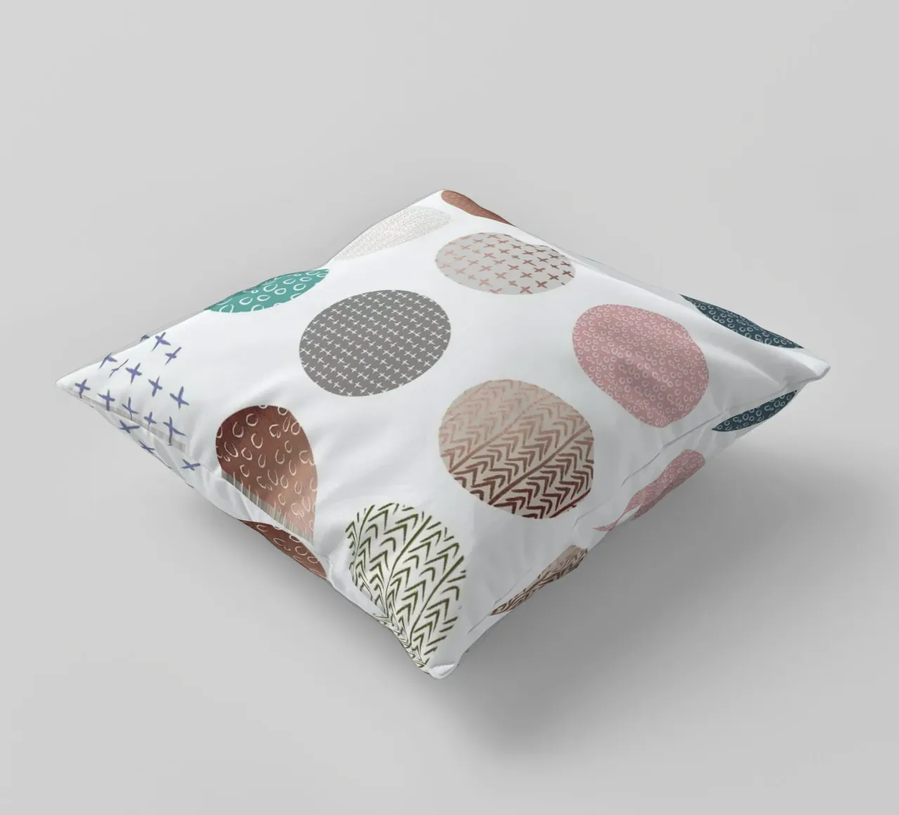 Bronze Pattern Dots cuscino da Maria Kritzas