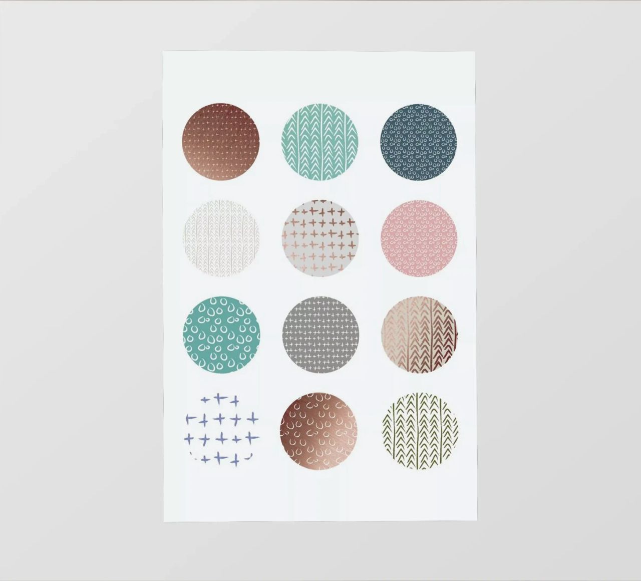 Bronze Pattern Dots pellicola backlit da Maria Kritzas