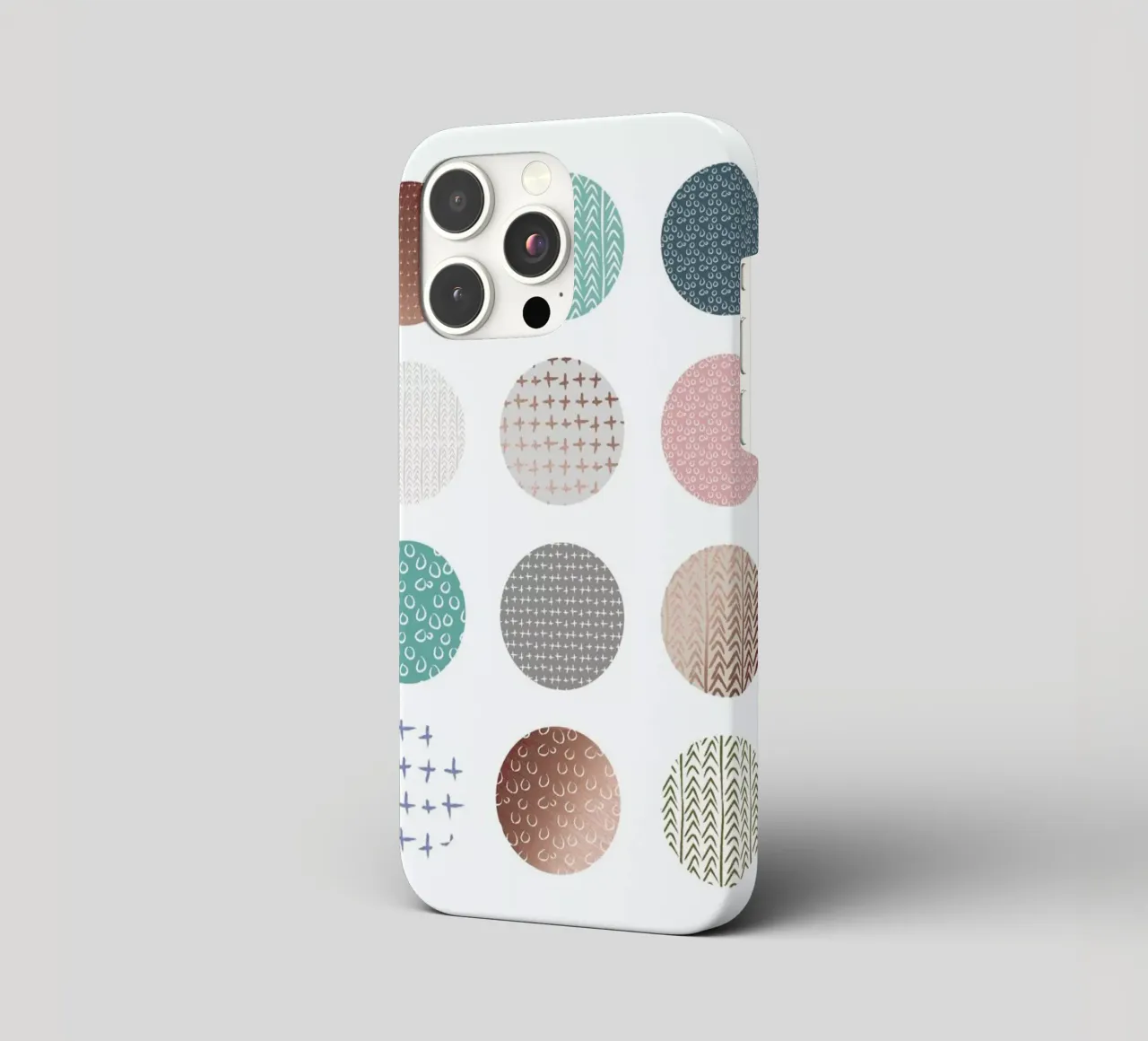 Bronze Pattern Dots cover iphone da Maria Kritzas