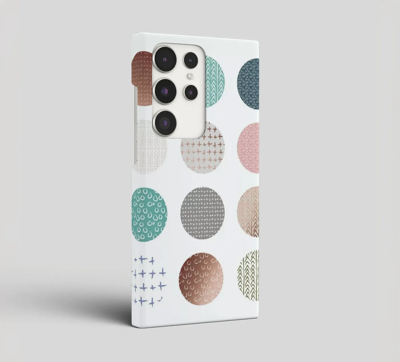 Bronze Pattern Dots cover samsung da Maria Kritzas