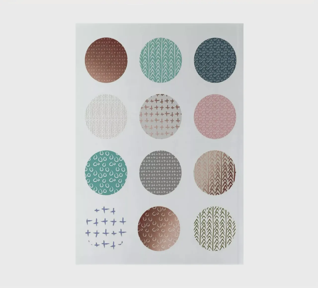 Bronze Pattern Dots notebook by Maria Kritzas