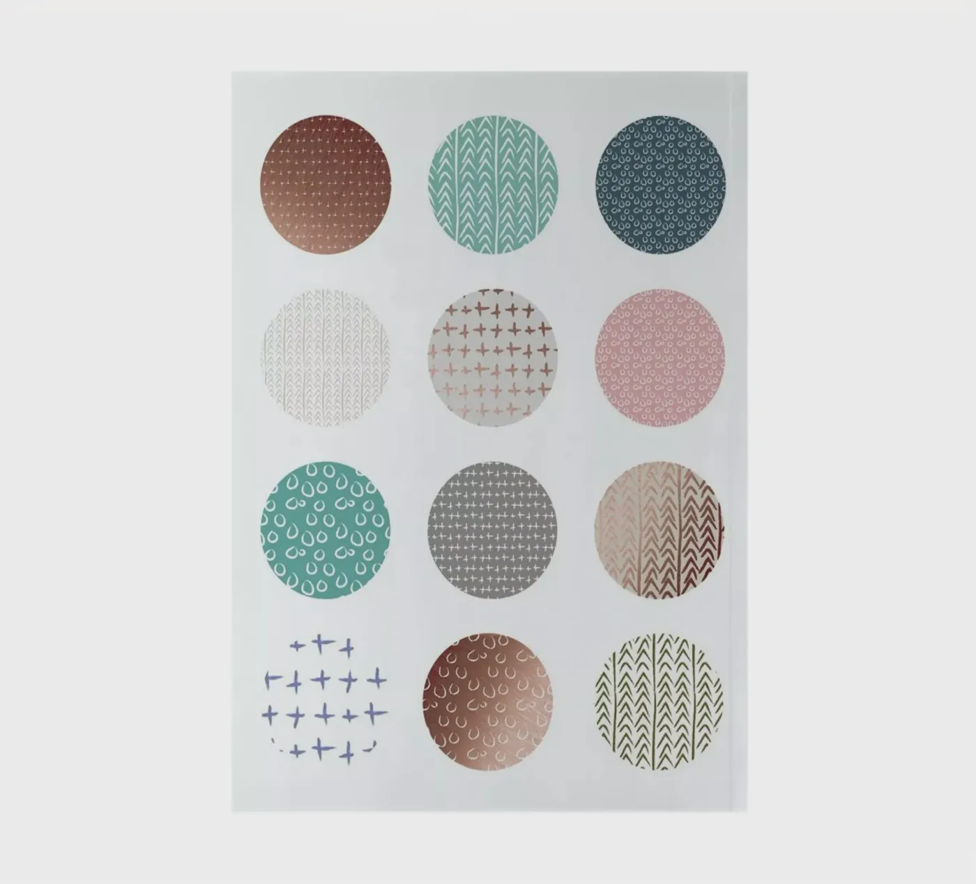 Bronze Pattern Dots notebook by Maria Kritzas