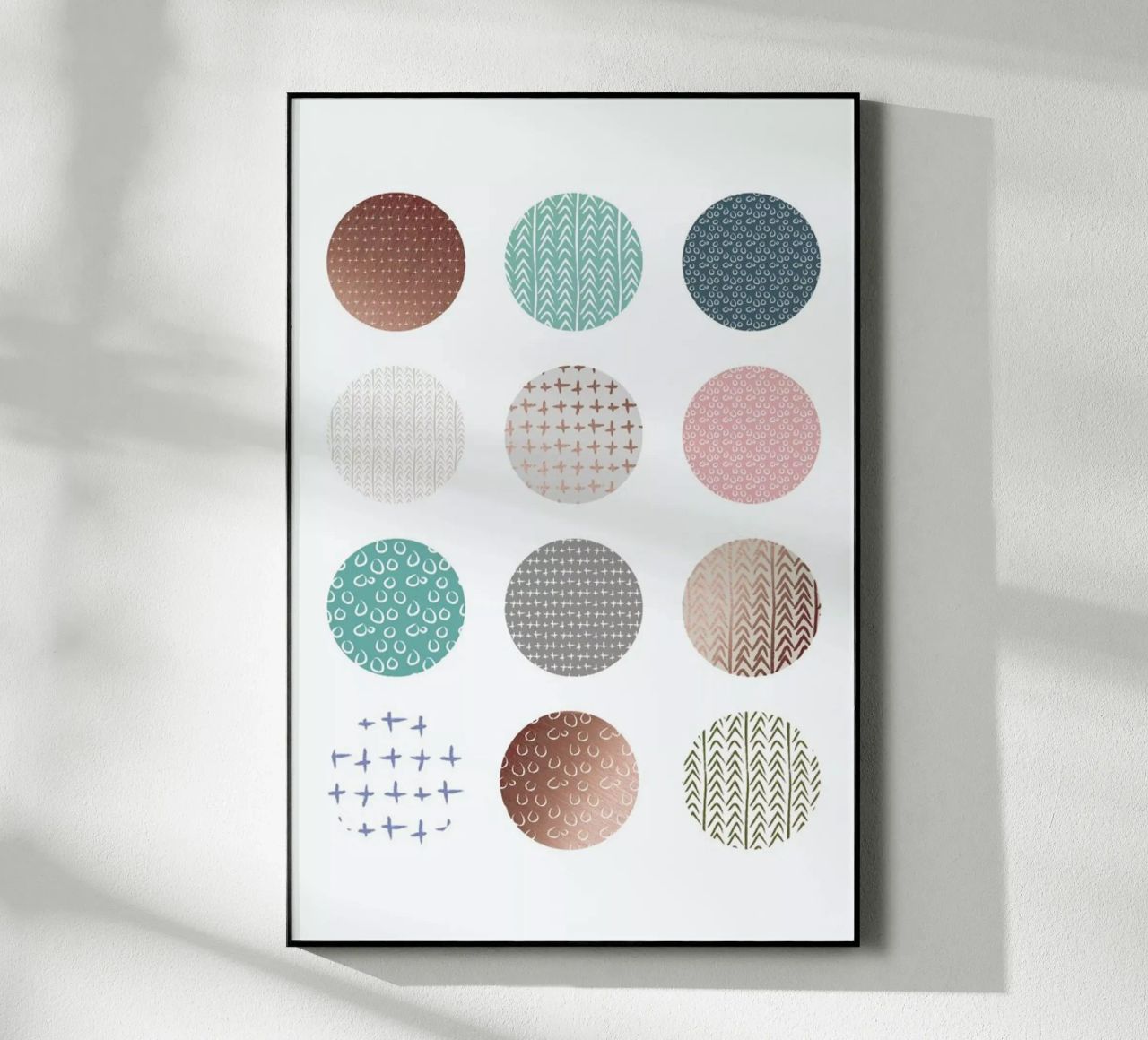 Bronze Pattern Dots plexiglass da Maria Kritzas