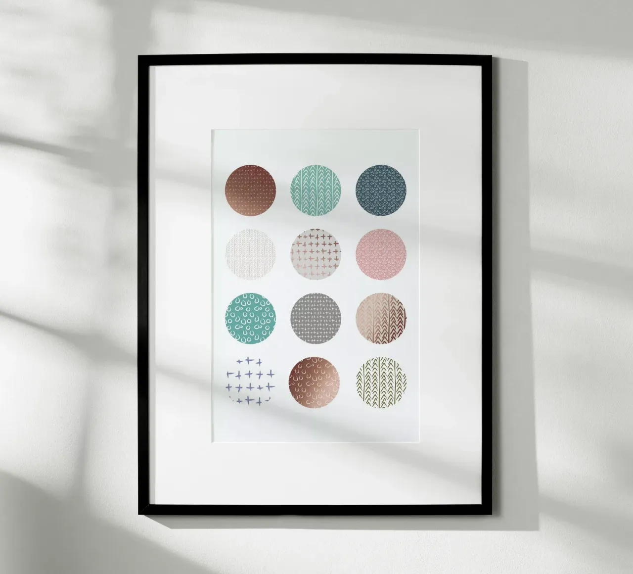 Bronze Pattern Dots Hahnemühle von Maria Kritzas