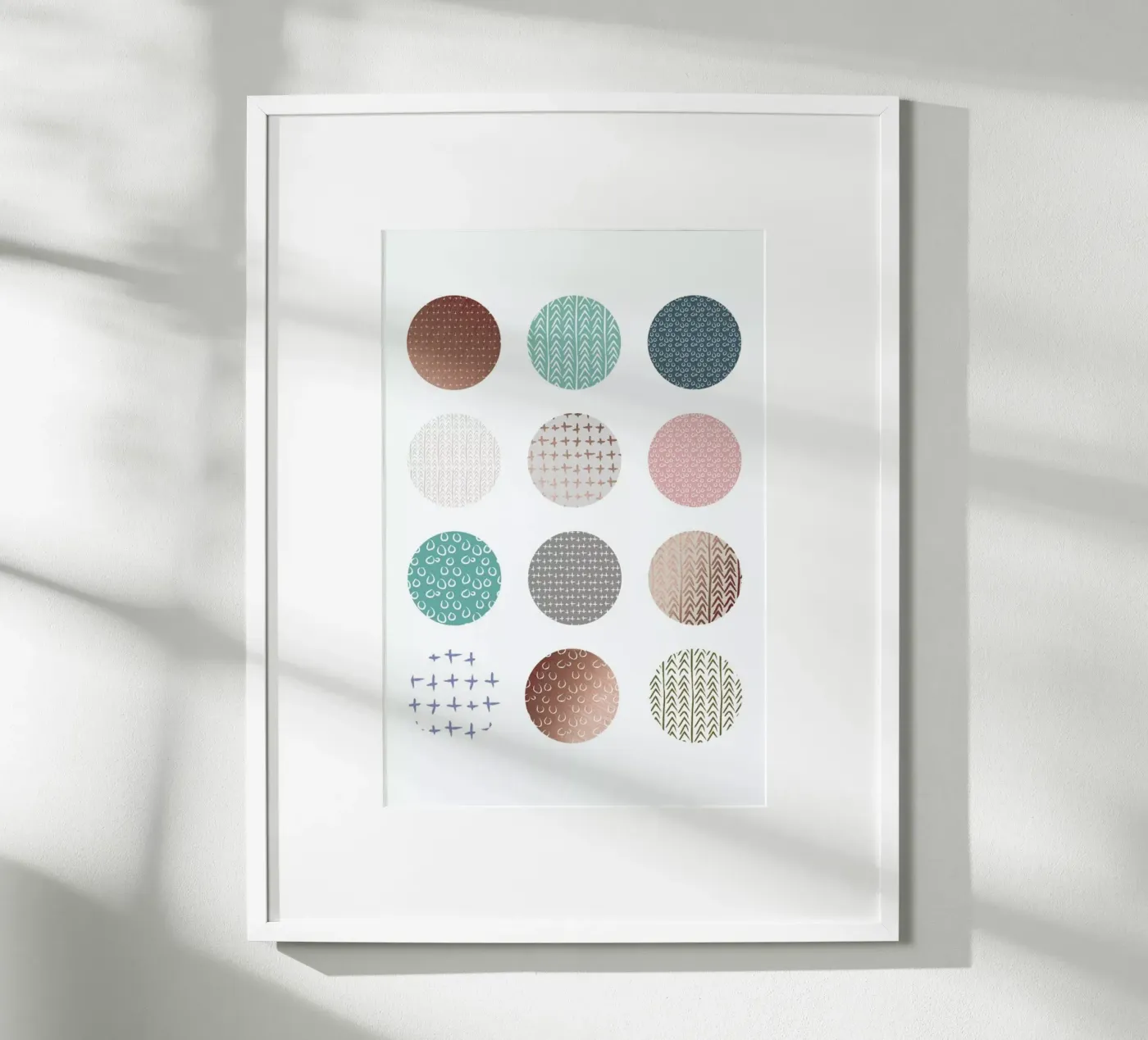 Bronze Pattern Dots poster da Maria Kritzas