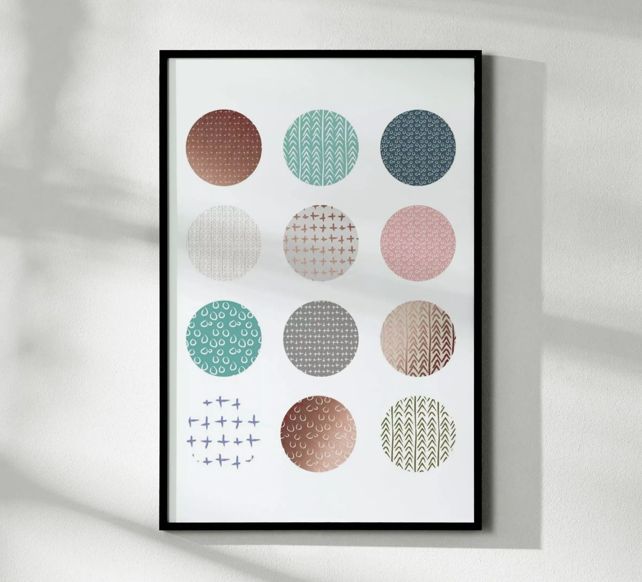 Bronze Pattern Dots hahnemühle by Maria Kritzas