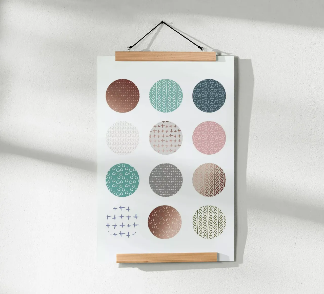 Bronze Pattern Dots Hahnemühle von Maria Kritzas