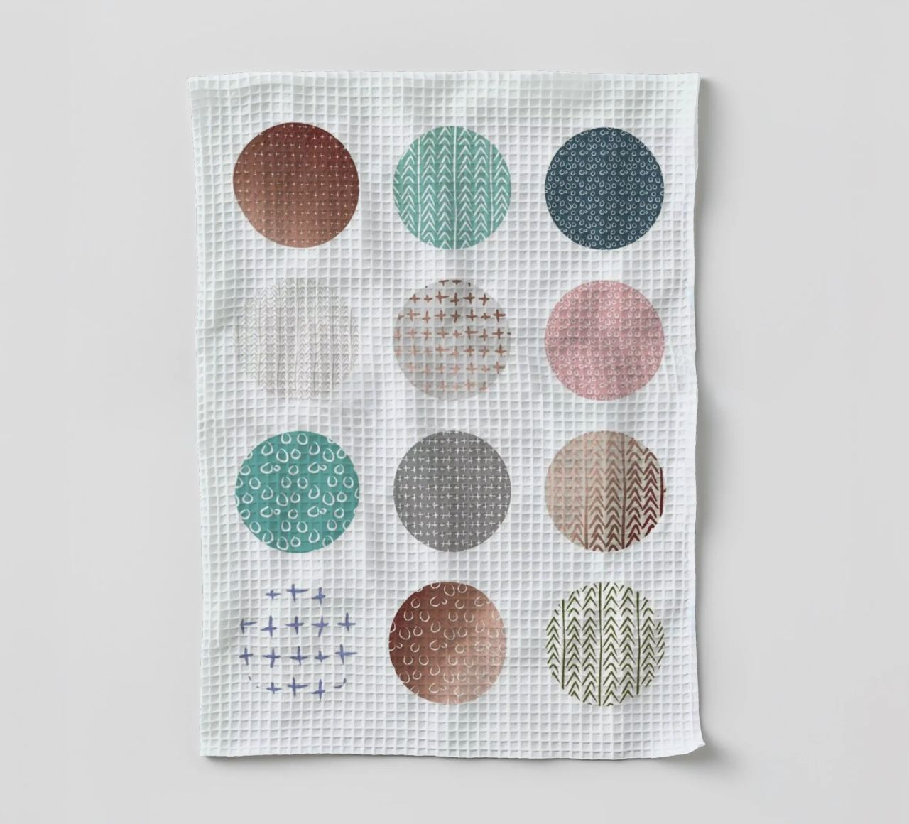 Bronze Pattern Dots torchon de Maria Kritzas