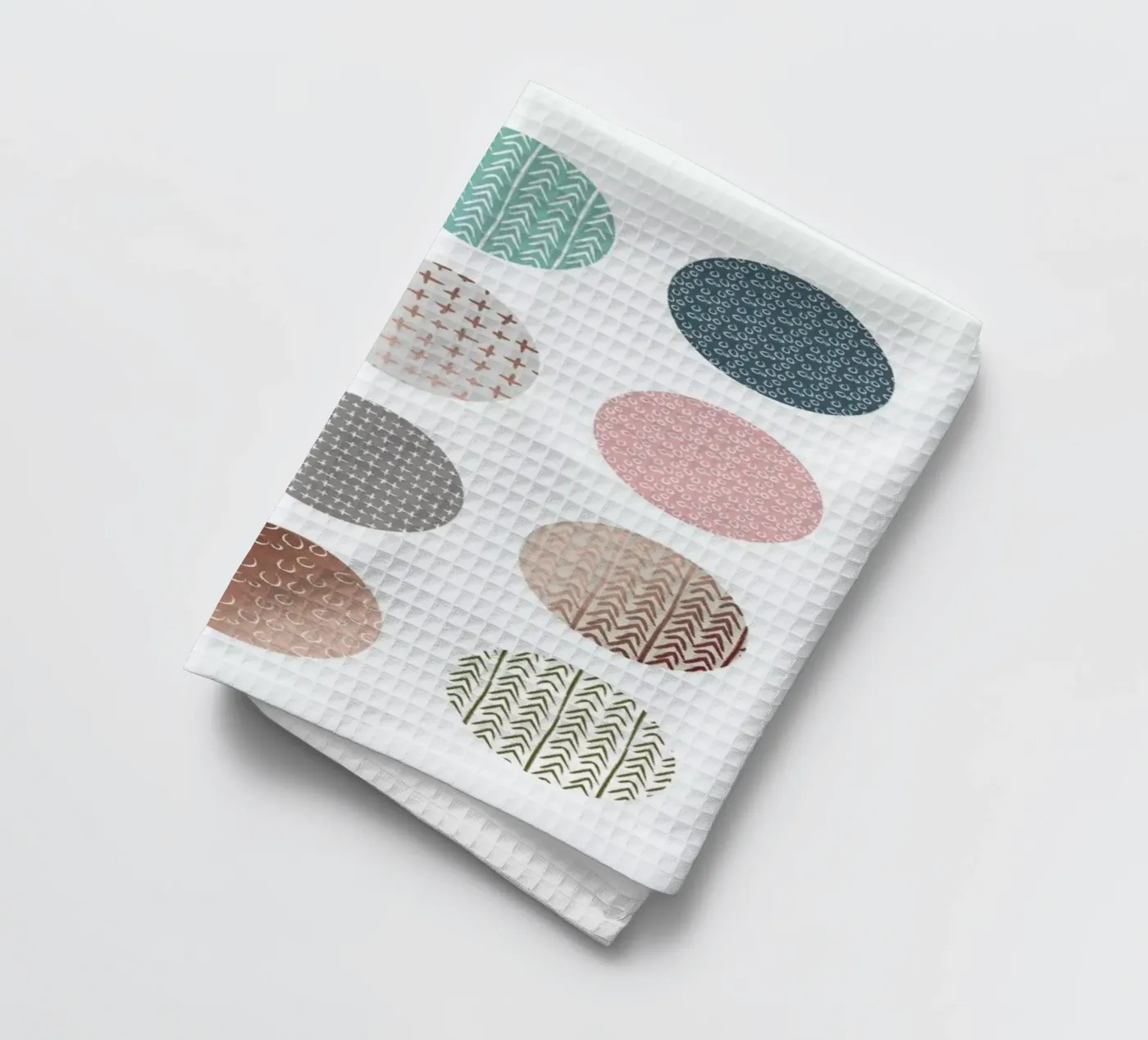 Bronze Pattern Dots Geschirrtuch von Maria Kritzas