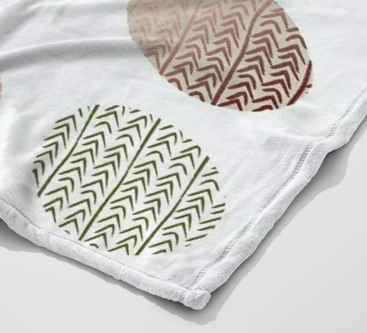Bronze Pattern Dots fleece blanket by Maria Kritzas
