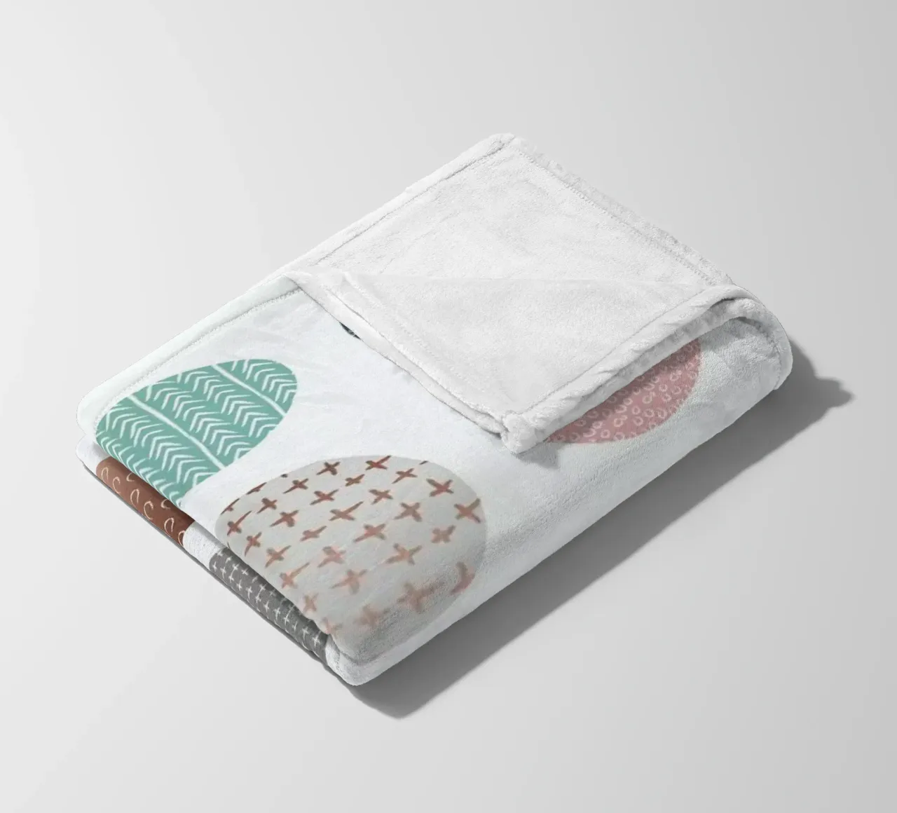 Bronze Pattern Dots coperta in pile da Maria Kritzas