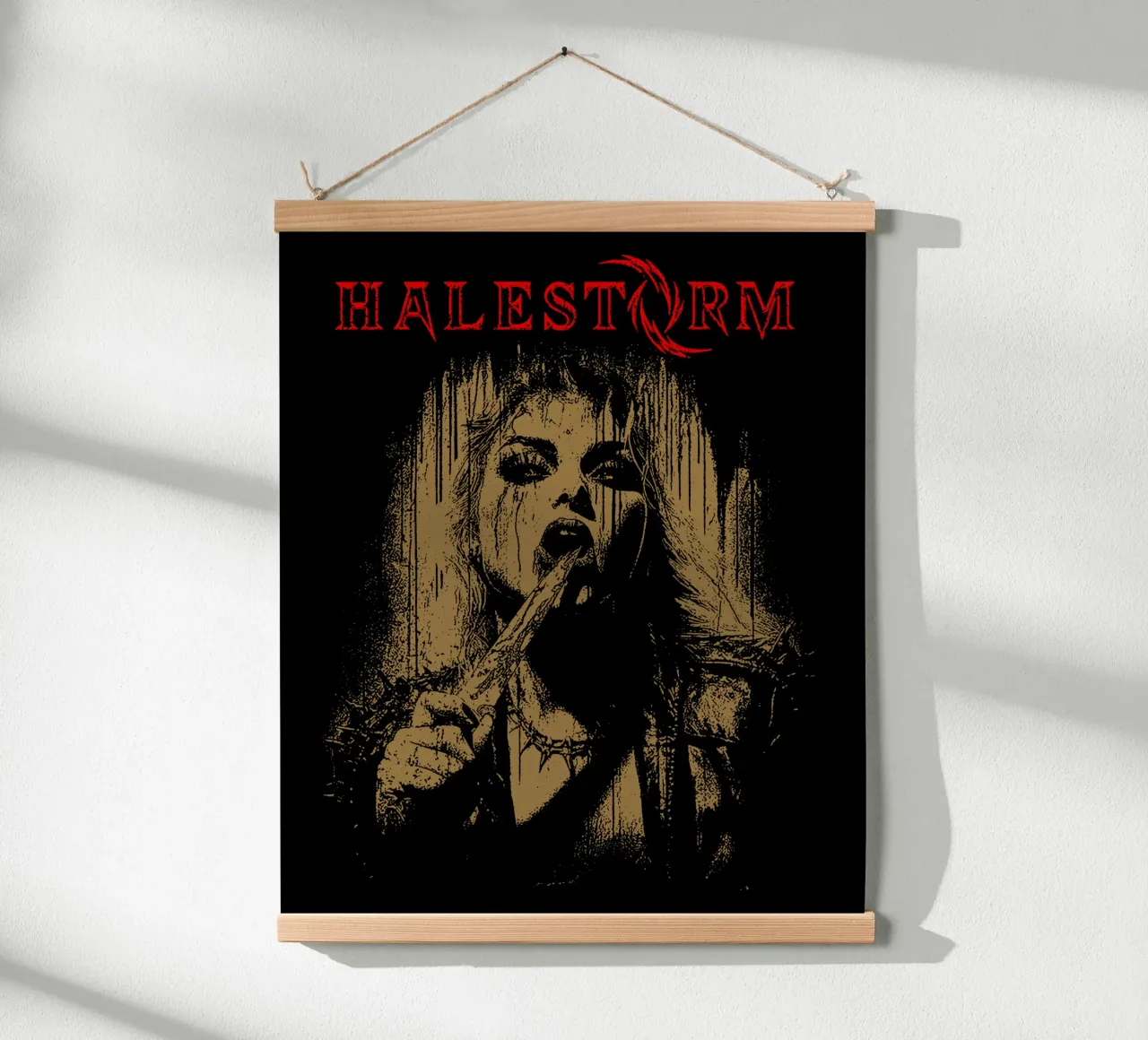 Groupe de filles vintage Halestrom poster de https://www.juniqe.com/uk/shop/Henndraws