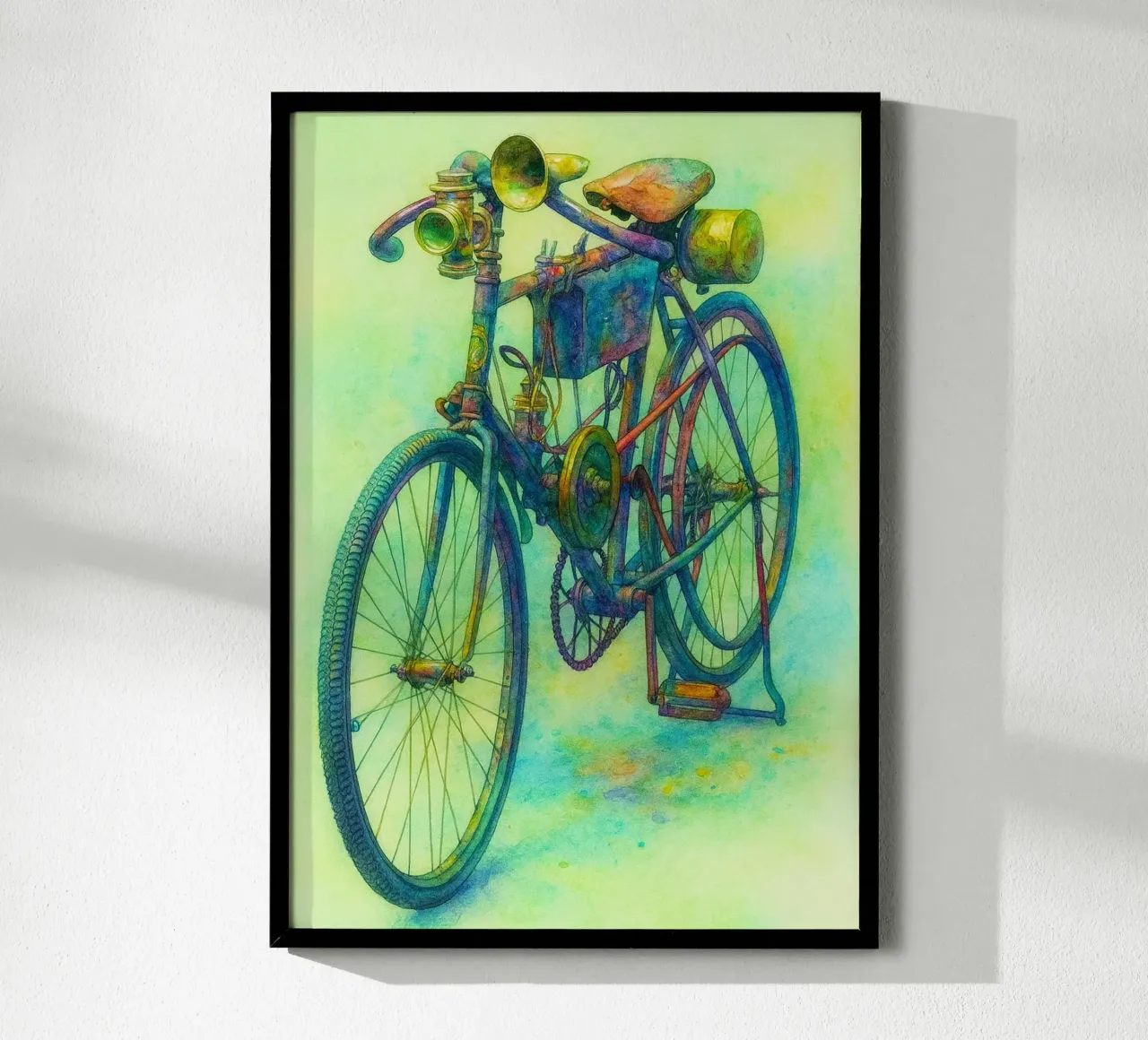 cercapersone vecchio quadro d'epoca poster da kroocoot