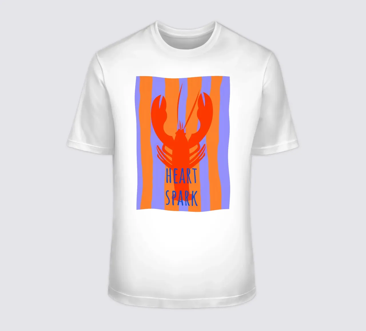 heart spark. Lobster. t-shirt da FRICKE DESIGN