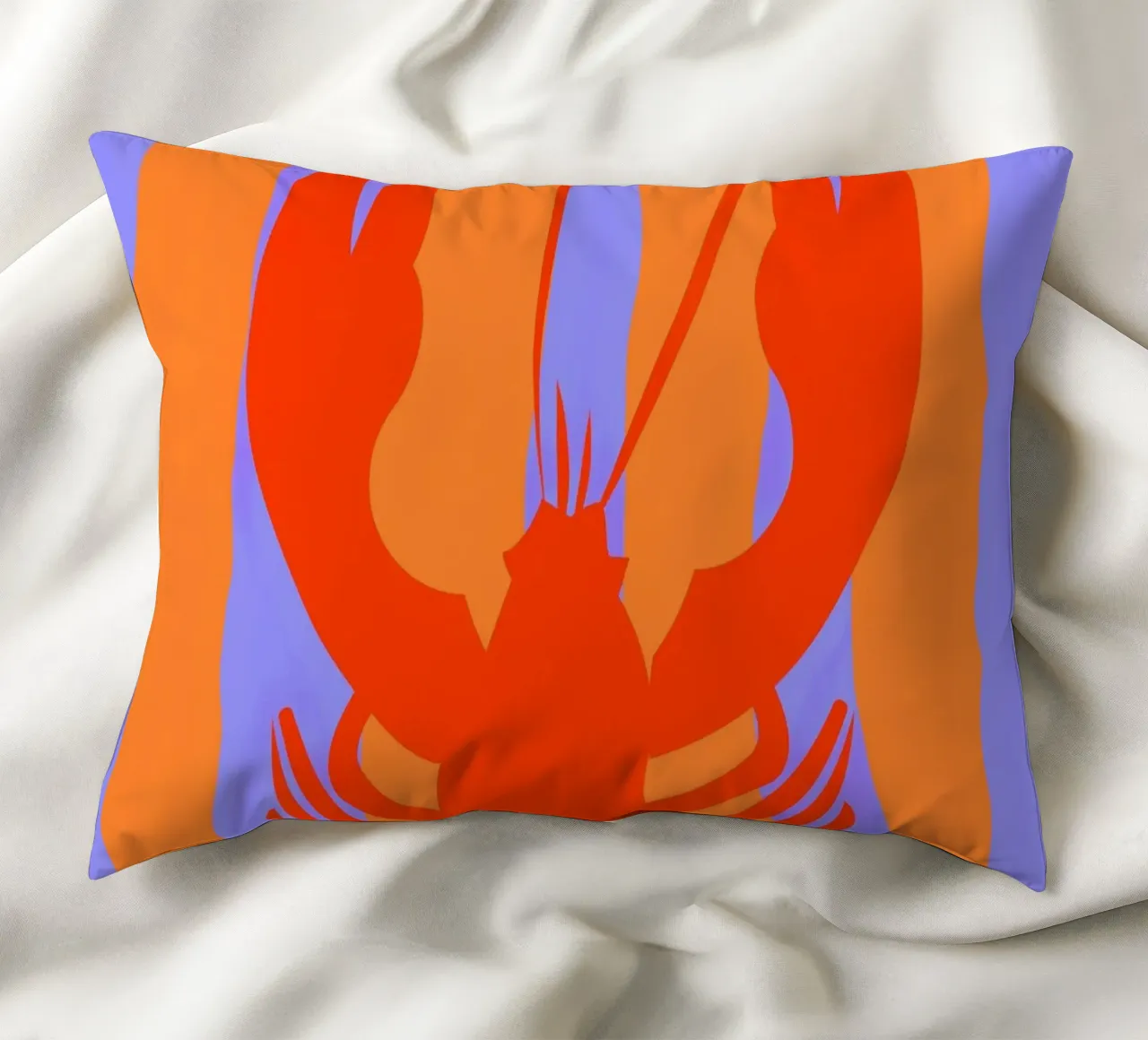 heart spark. Lobster. cuscino da FRICKE DESIGN