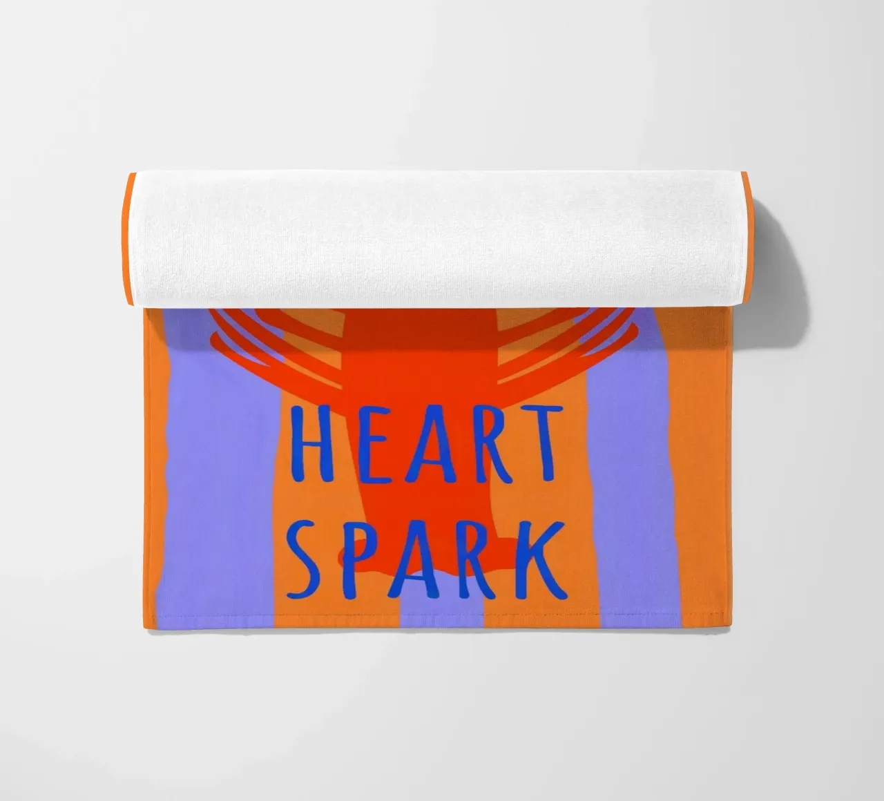 heart spark. Lobster. telo mare da FRICKE DESIGN