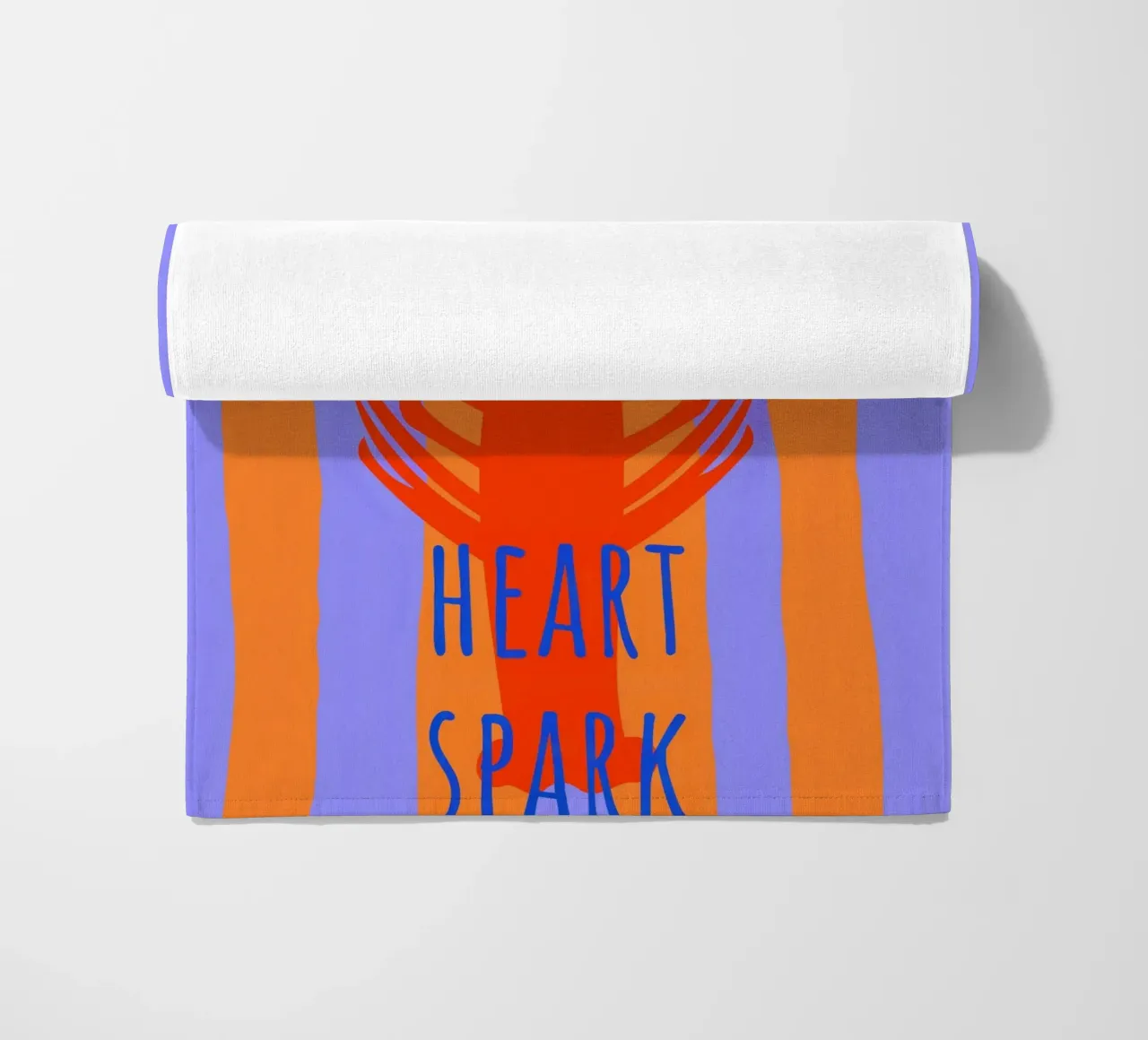 heart spark. Lobster. telo mare da FRICKE DESIGN