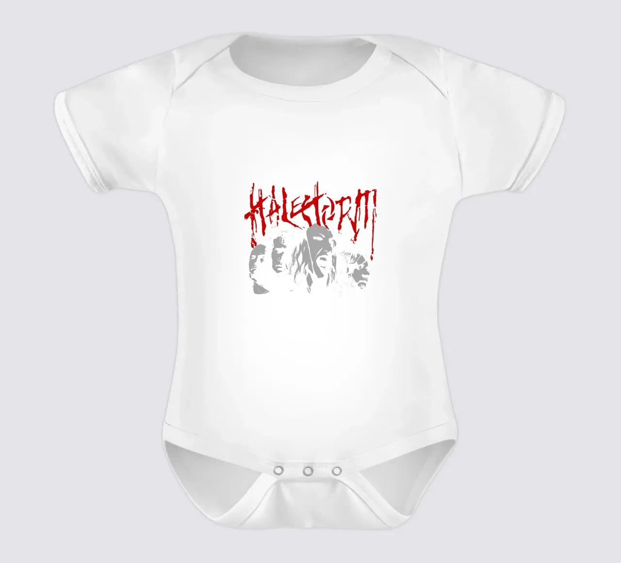 Banda di membri d'epoca Halestrom body neonato maniche corte da https://www.juniqe.com/uk/shop/Henndraws