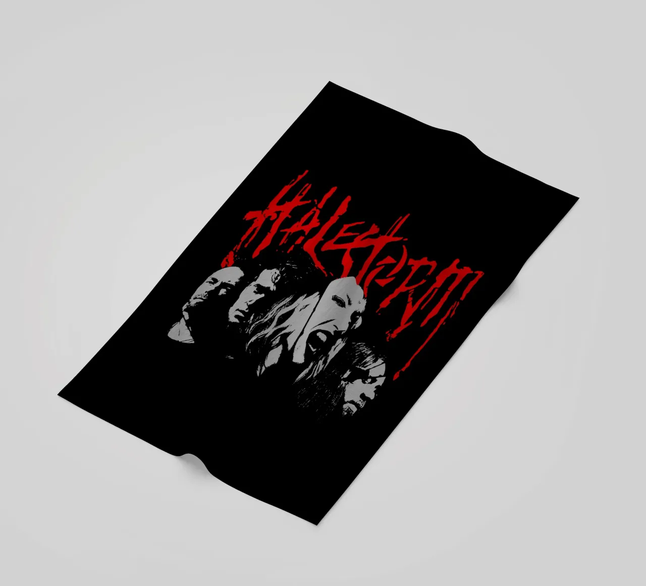 Banda di membri d'epoca Halestrom telo mare da https://www.juniqe.com/uk/shop/Henndraws