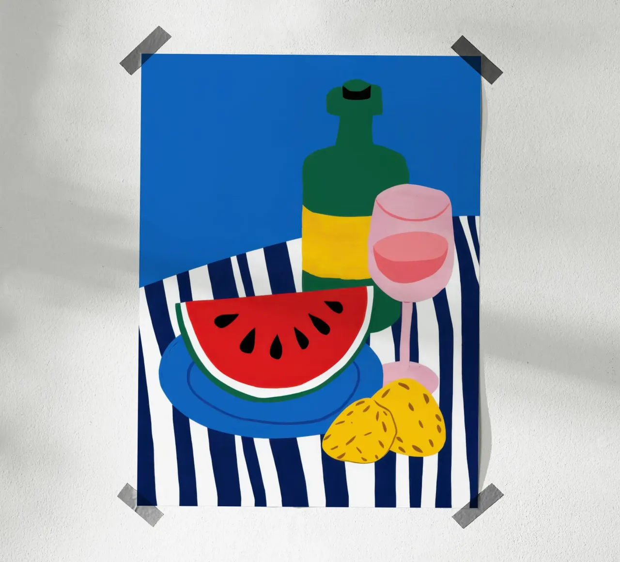 Rinfresco estivo a righe poster da Echo Saber