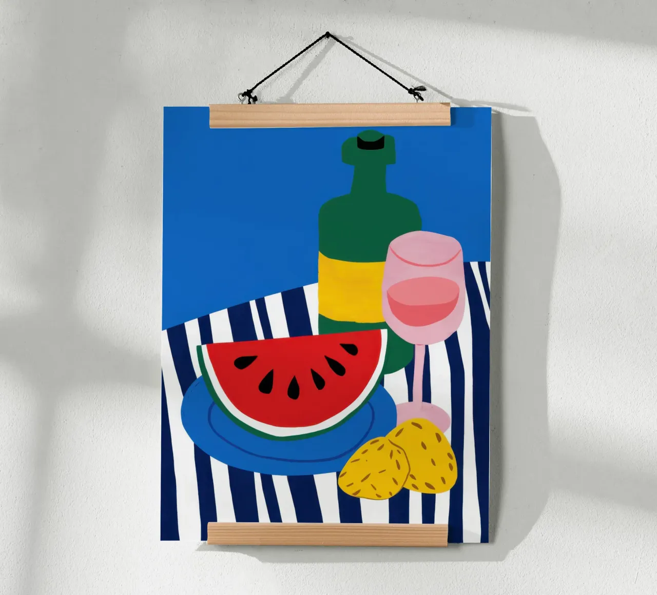 Rinfresco estivo a righe poster da Echo Saber