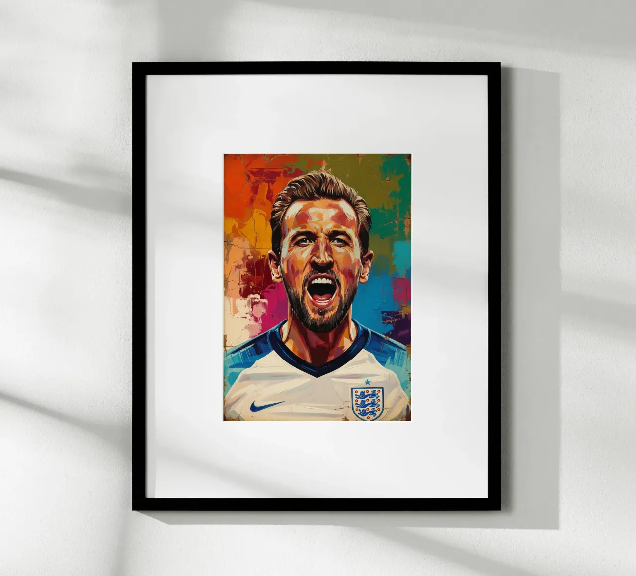 Harry Kane abstracte kunst poster van Lembayung art