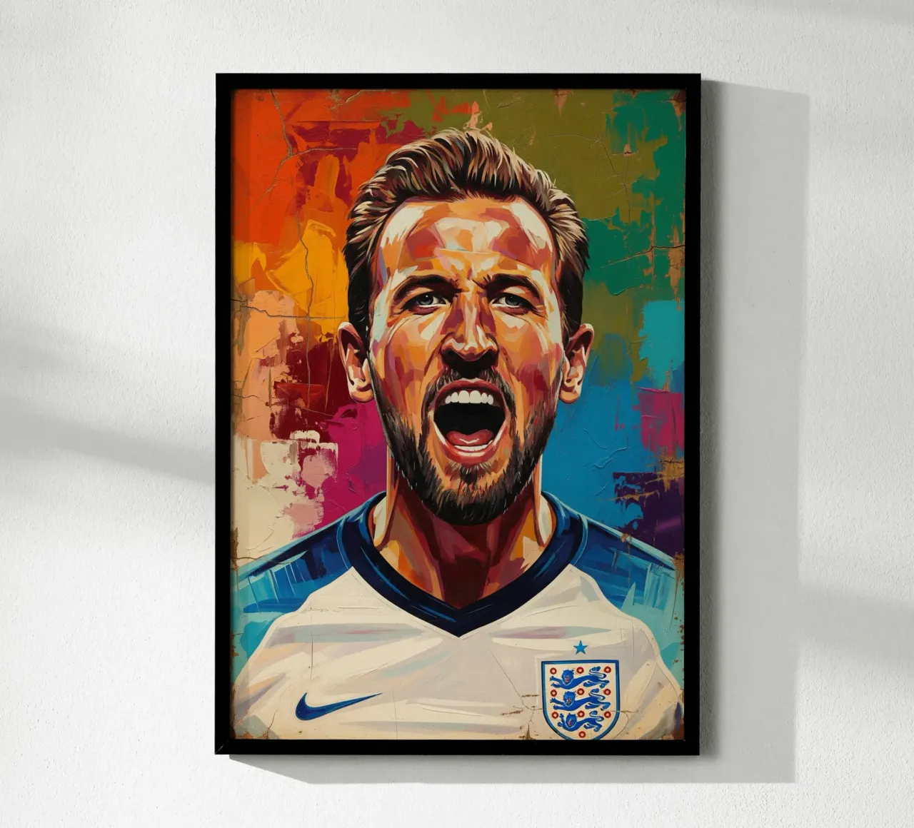 Harry Kane abstracte kunst poster van Lembayung art