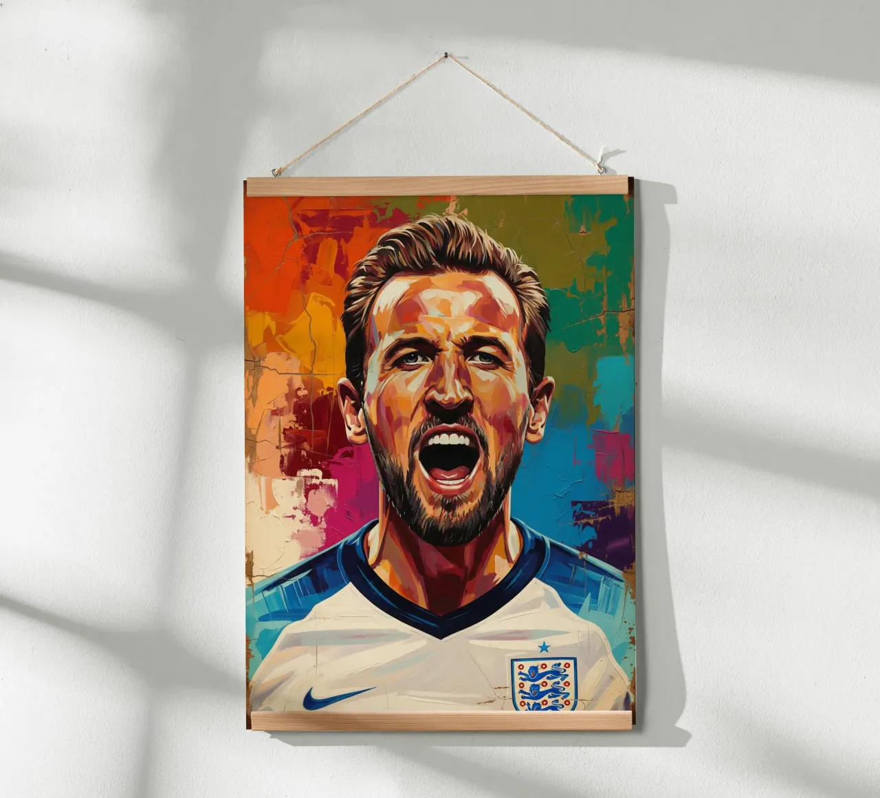 Harry Kane abstracte kunst poster van Lembayung art