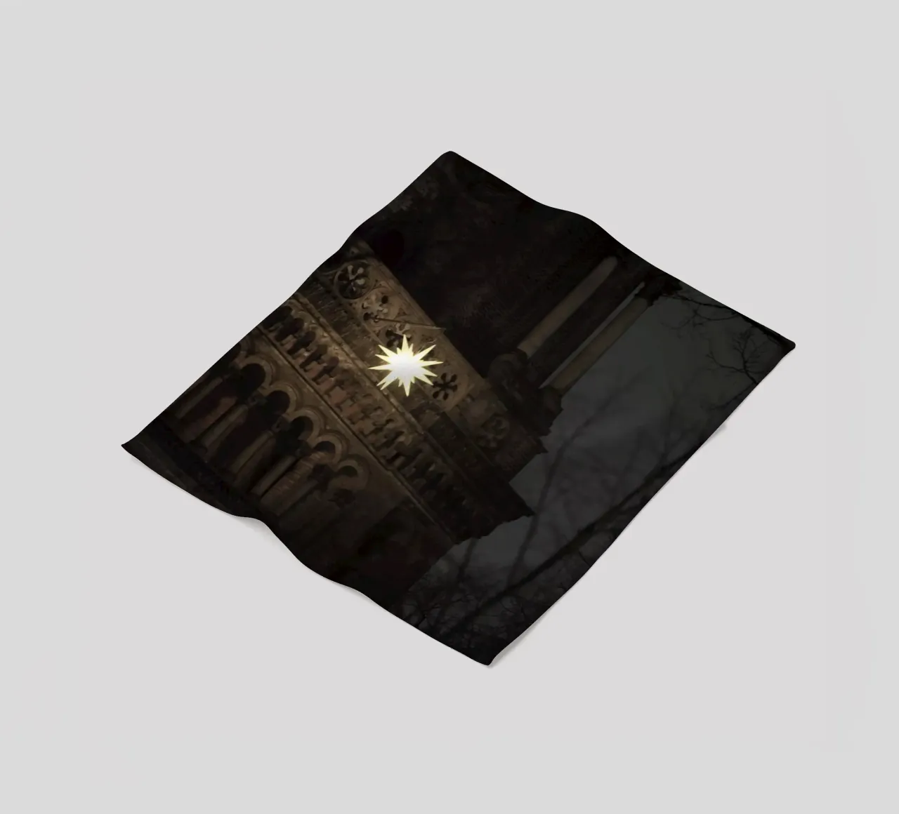 Zionskirche fleece blanket by Marc Gruninger