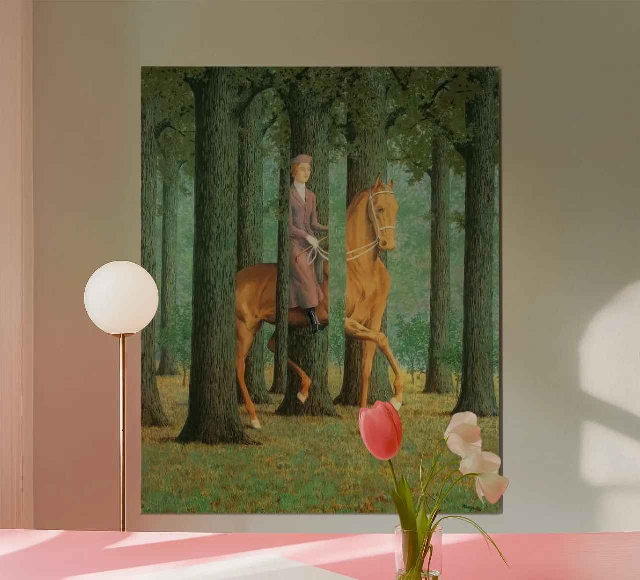 The Blank Signature, 1965 by Rene Magritte poster by TIGER JHONSON