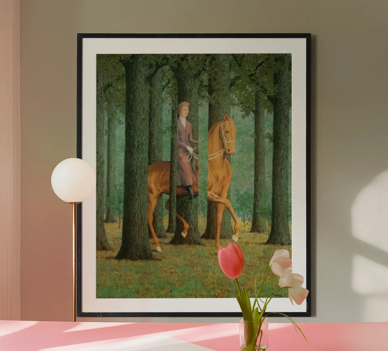 The Blank Signature, 1965 by Rene Magritte poster by TIGER JHONSON