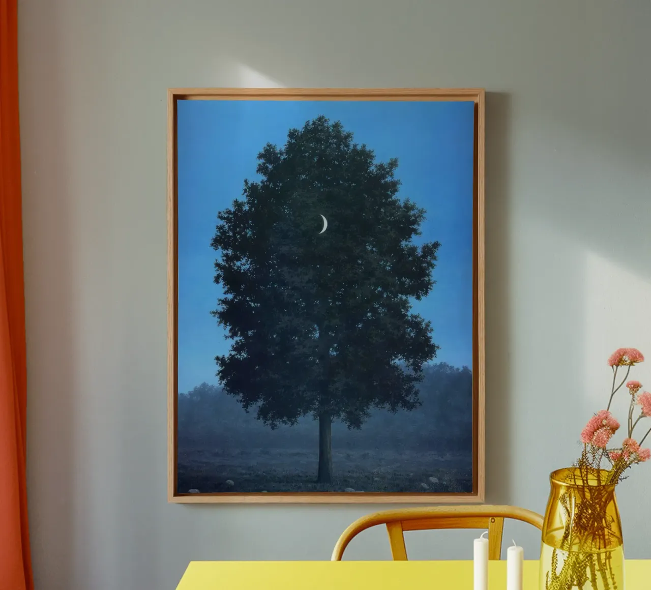 Zestiende september, 1956 door Rene Magritte canvas met Baklijst van TIGER JHONSON