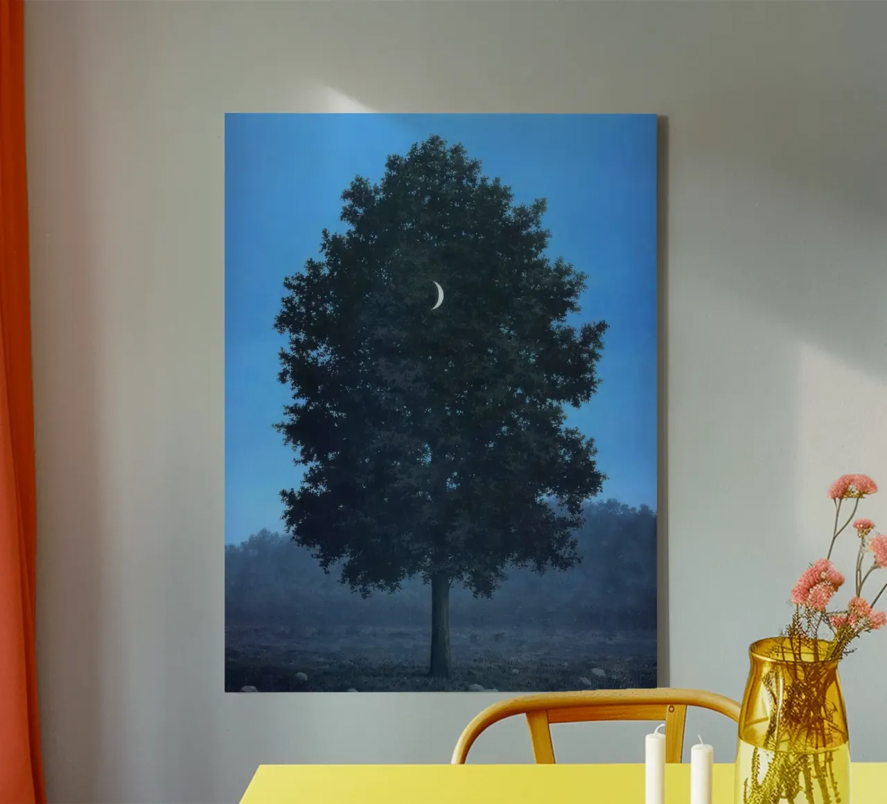 Zestiende september, 1956 door Rene Magritte canvas met Baklijst van TIGER JHONSON
