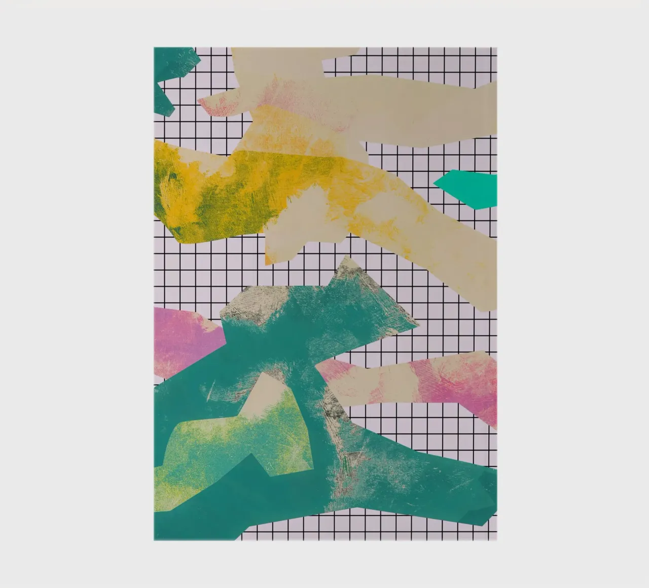 Abstract Color Blocks notebook by Metron