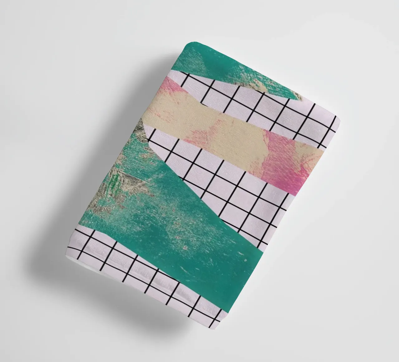 Abstract Color Blocks towel by Metron