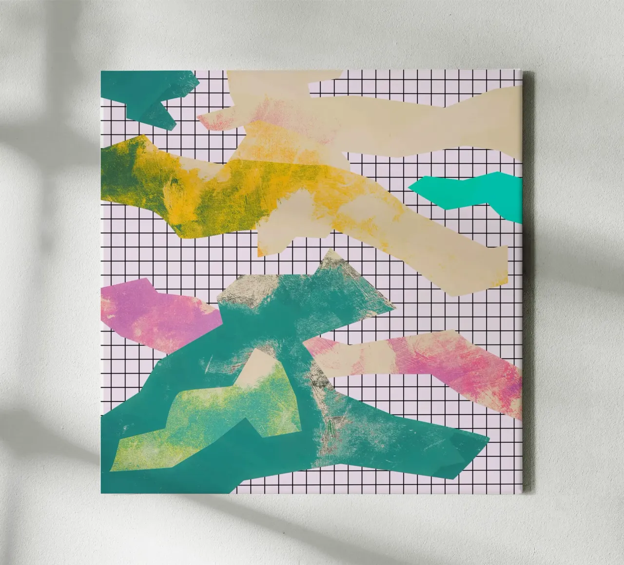 Blocs de couleurs abstraits toile de Metron