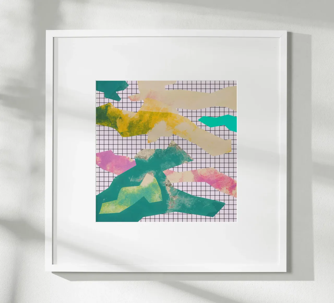 Abstract Color Blocks hahnemühle by Metron