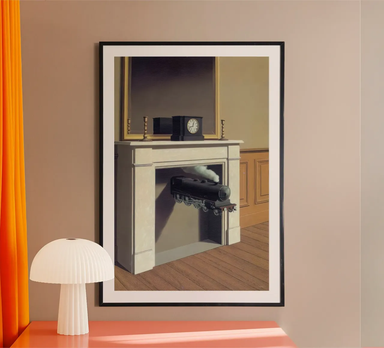 Il tempo trasfigurato, 1938 di Rene Magritte poster da TIGER JHONSON