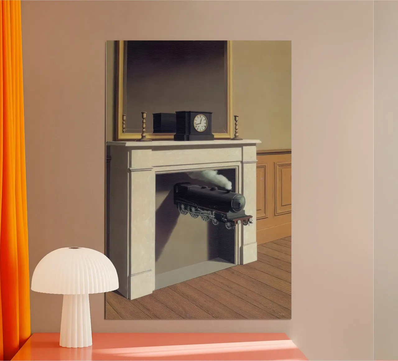 Il tempo trasfigurato, 1938 di Rene Magritte poster da TIGER JHONSON