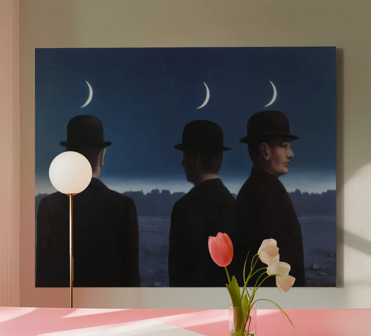 The Mysteries of the Horizon, 1928 by Rene Magritte canvas with Floater frame by TIGER JHONSON