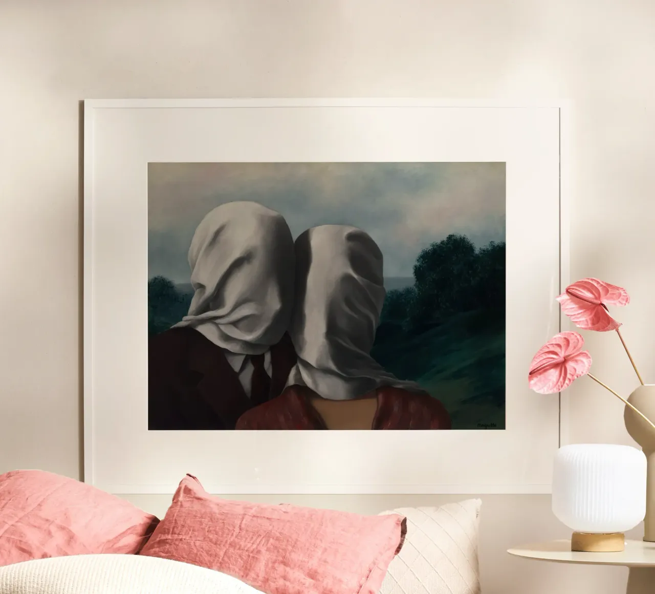 Die Liebenden I, 1928 von Rene Magritte Poster von TIGER JHONSON