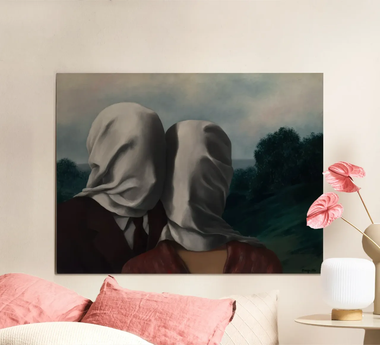 Die Liebenden I, 1928 von Rene Magritte Poster von TIGER JHONSON